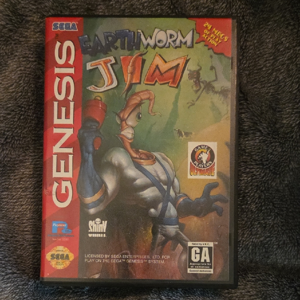 Earthworm Jim Video Sega Game